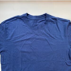 Allbirds Men’s Cotton Long Sleeve Tee – Hazy Indigo – Size M – NWT